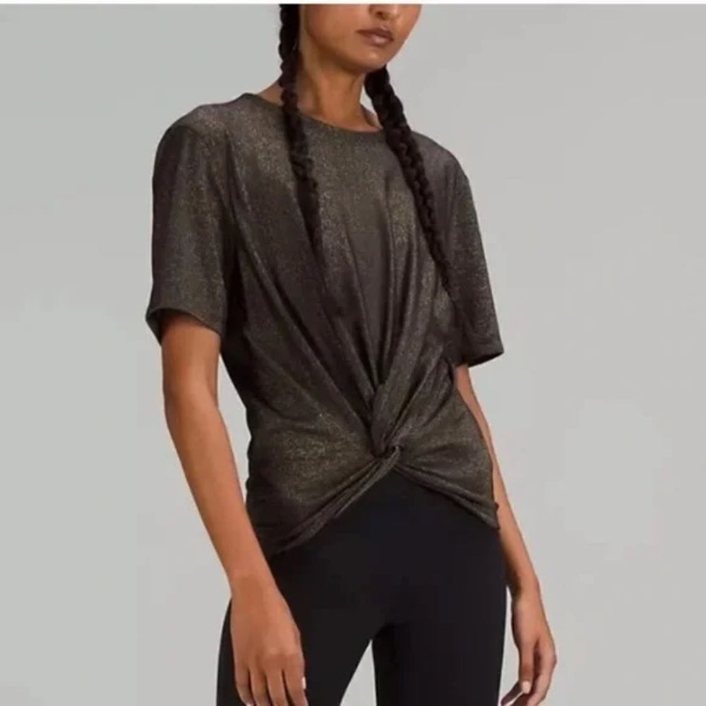 Lululemon Crescent Tee *Sparkle Tee
